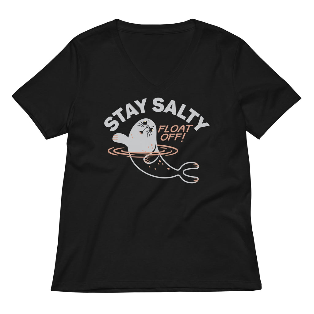 Stay Salty Women's V-Neck Tee product image 1