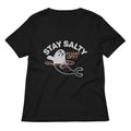 Stay Salty Women's V-Neck Tee product image 1