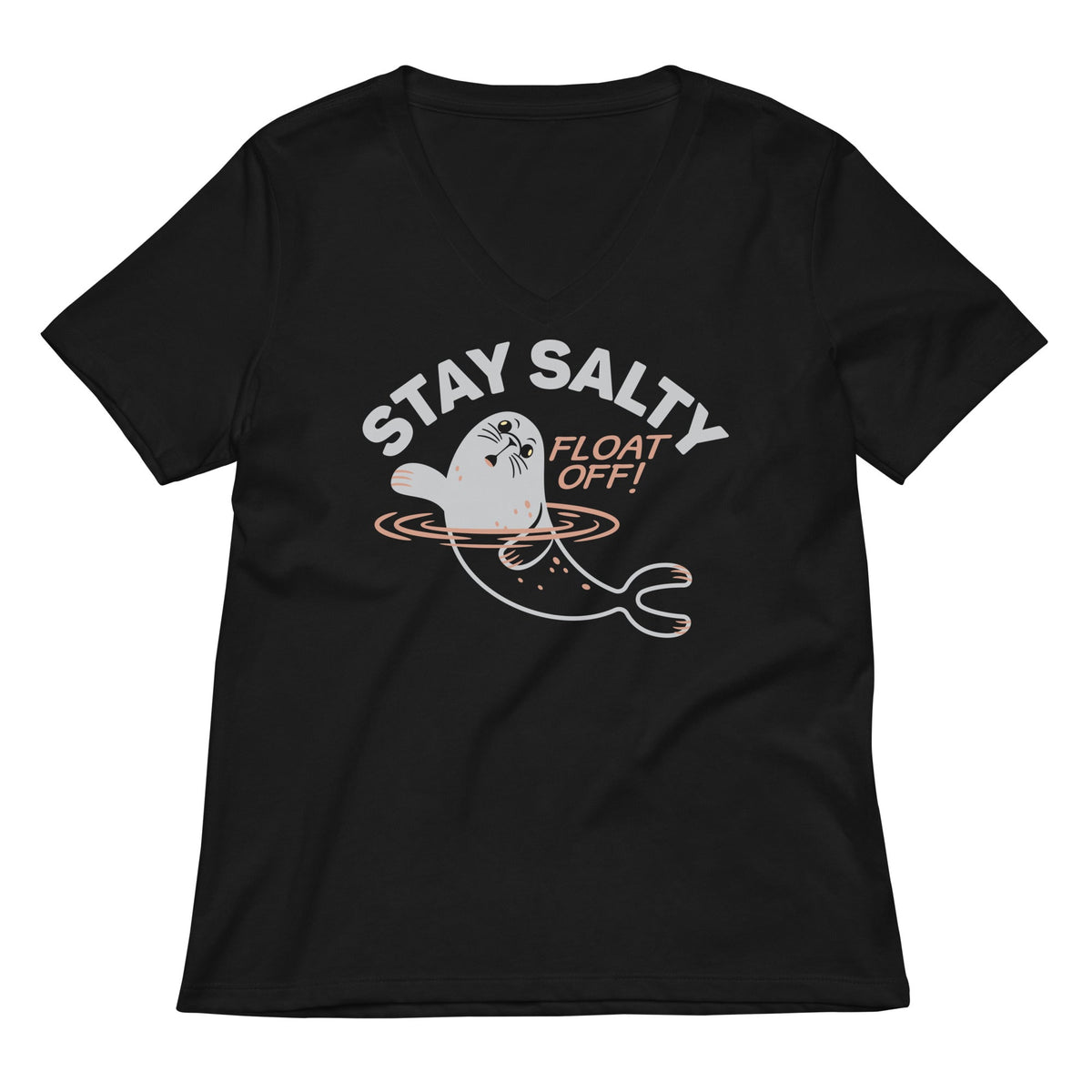 Stay Salty Women's V-Neck Tee product image 1