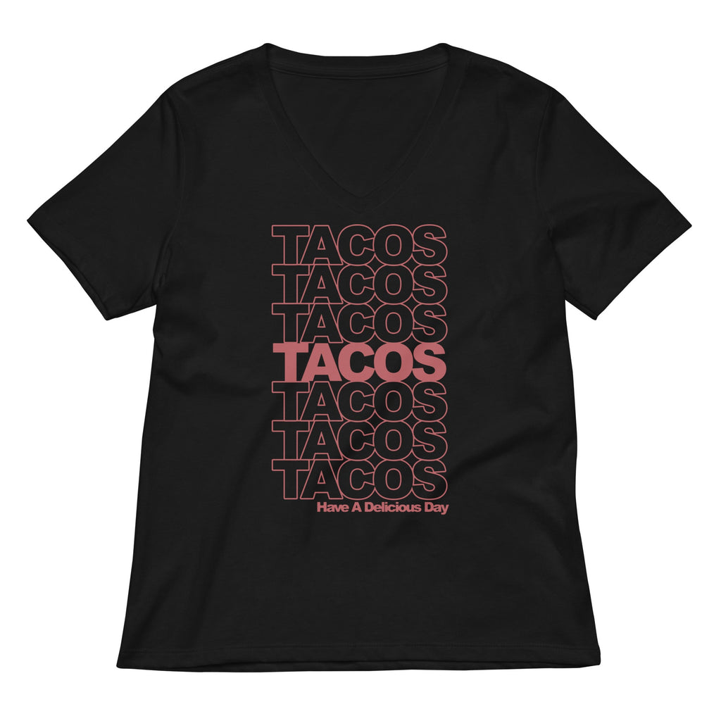 Tacos Women's V-Neck Tee product image 1
