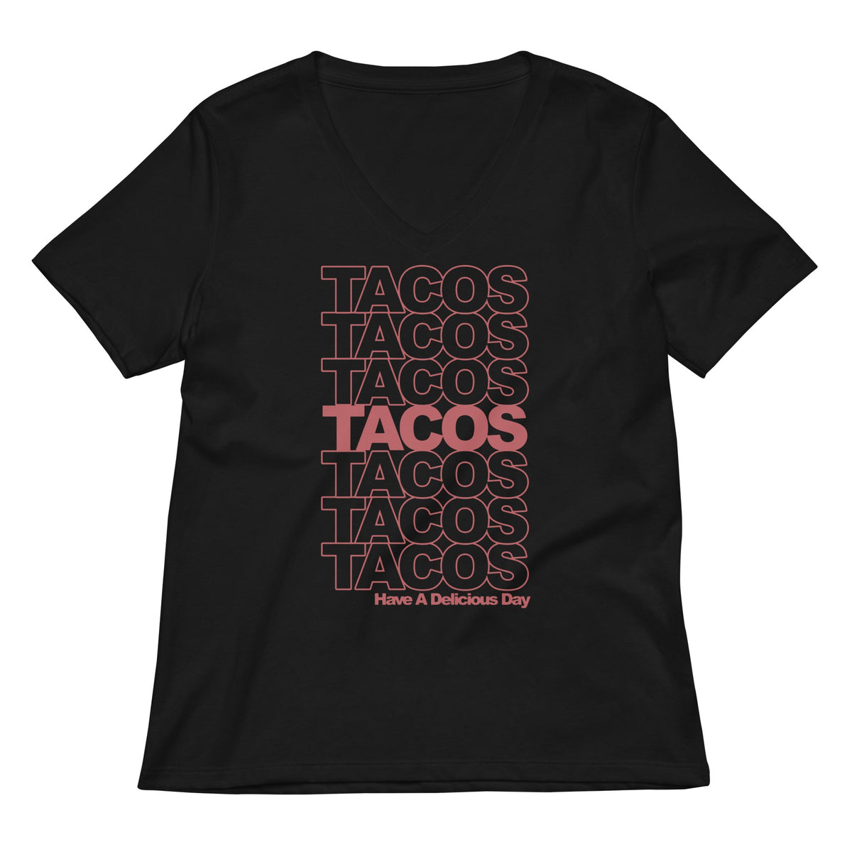 Tacos Women's V-Neck Tee product image 1