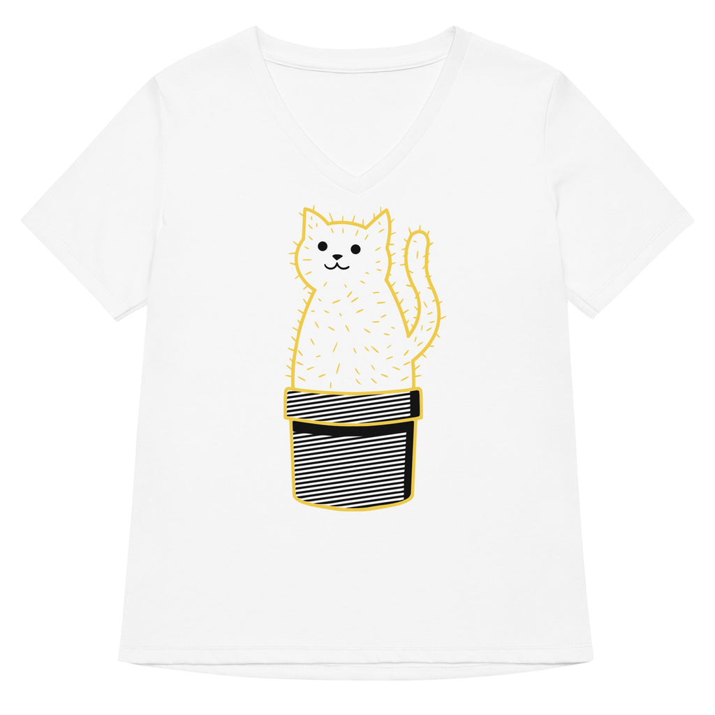 Catcus Women's V-Neck Tee product image 3