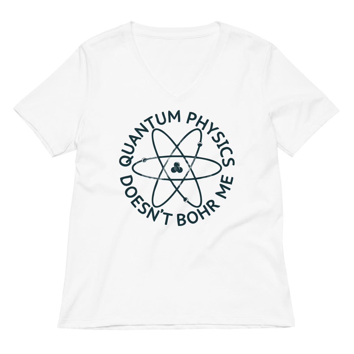 Quantum Physics Doesn't Bohr Me Women's V-Neck Tee product image 3