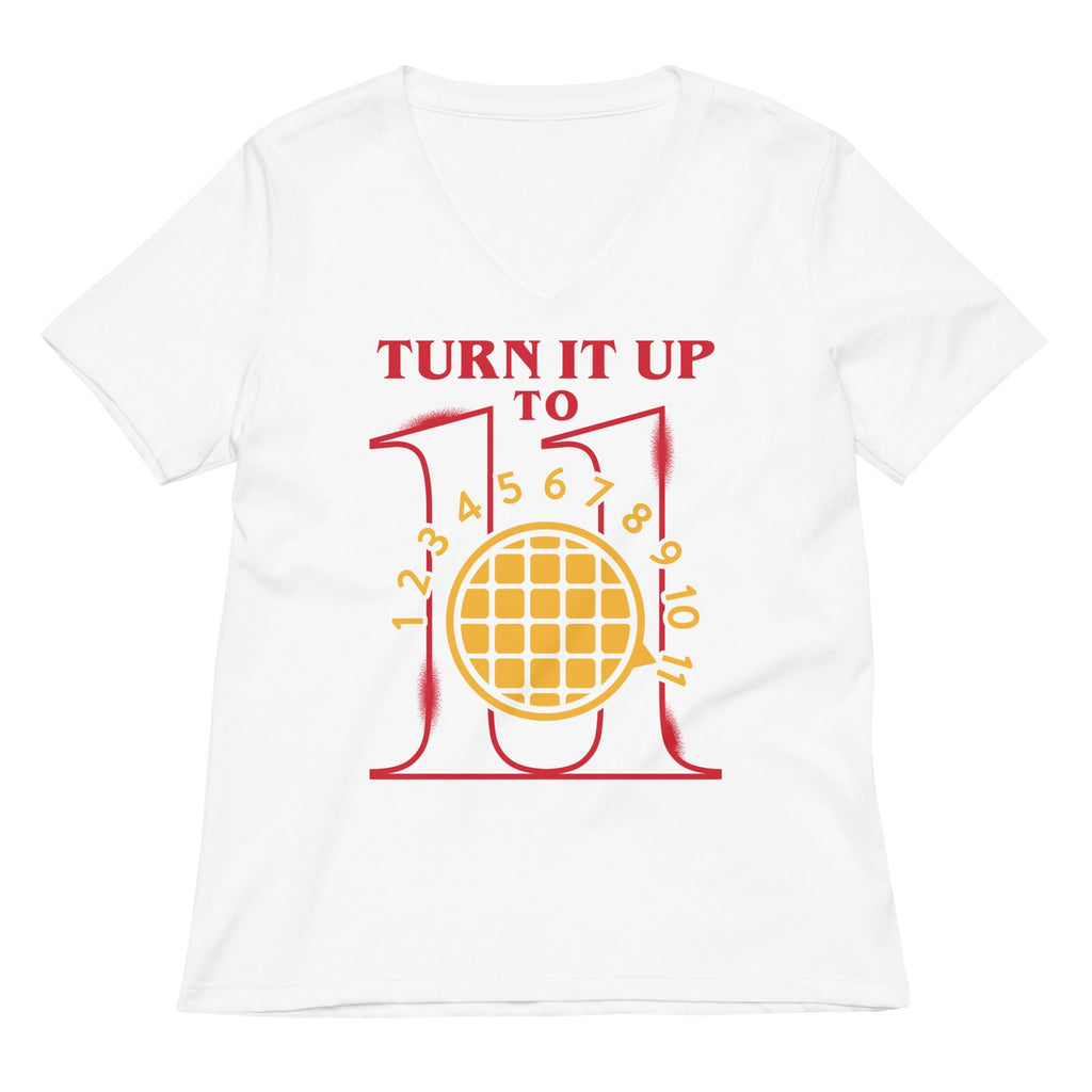 Turn It Up To 11 Women's V-Neck Tee product image 4