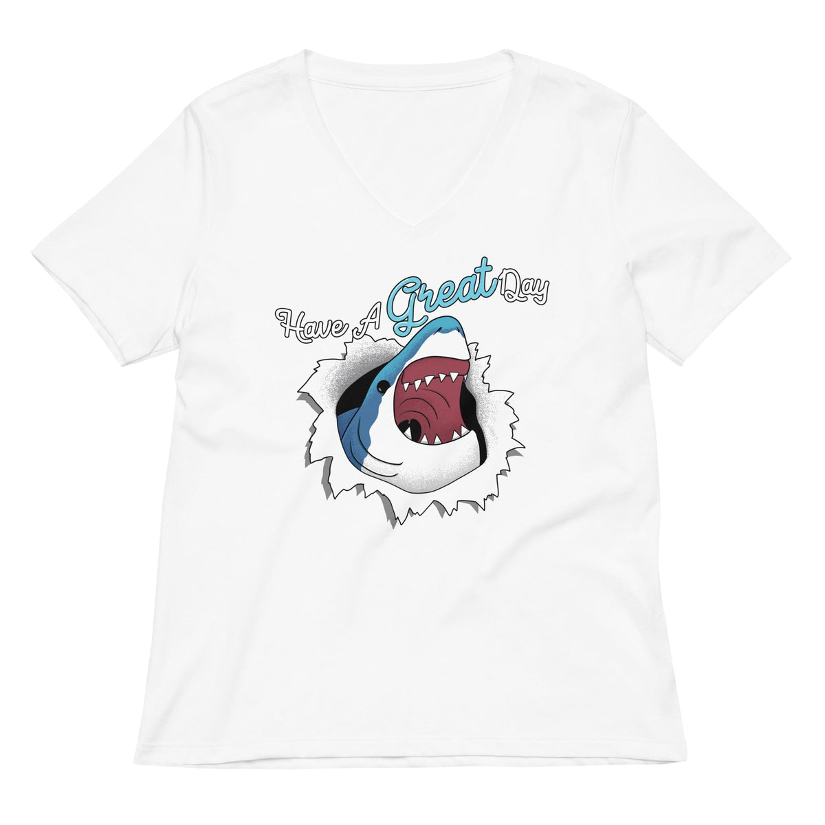 Have A Great Day Women's V-Neck Tee product image 2