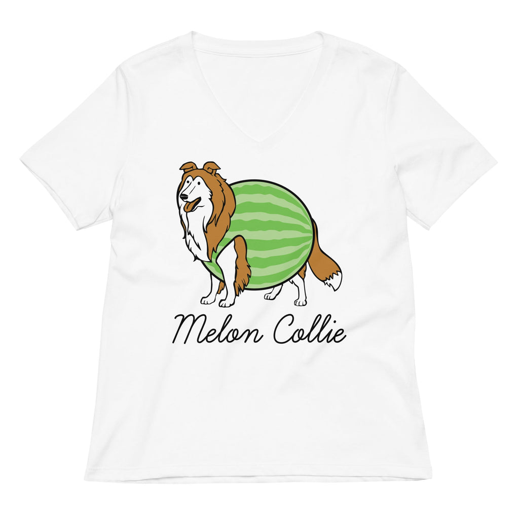 Melon Collie Women's V-Neck Tee product image 1