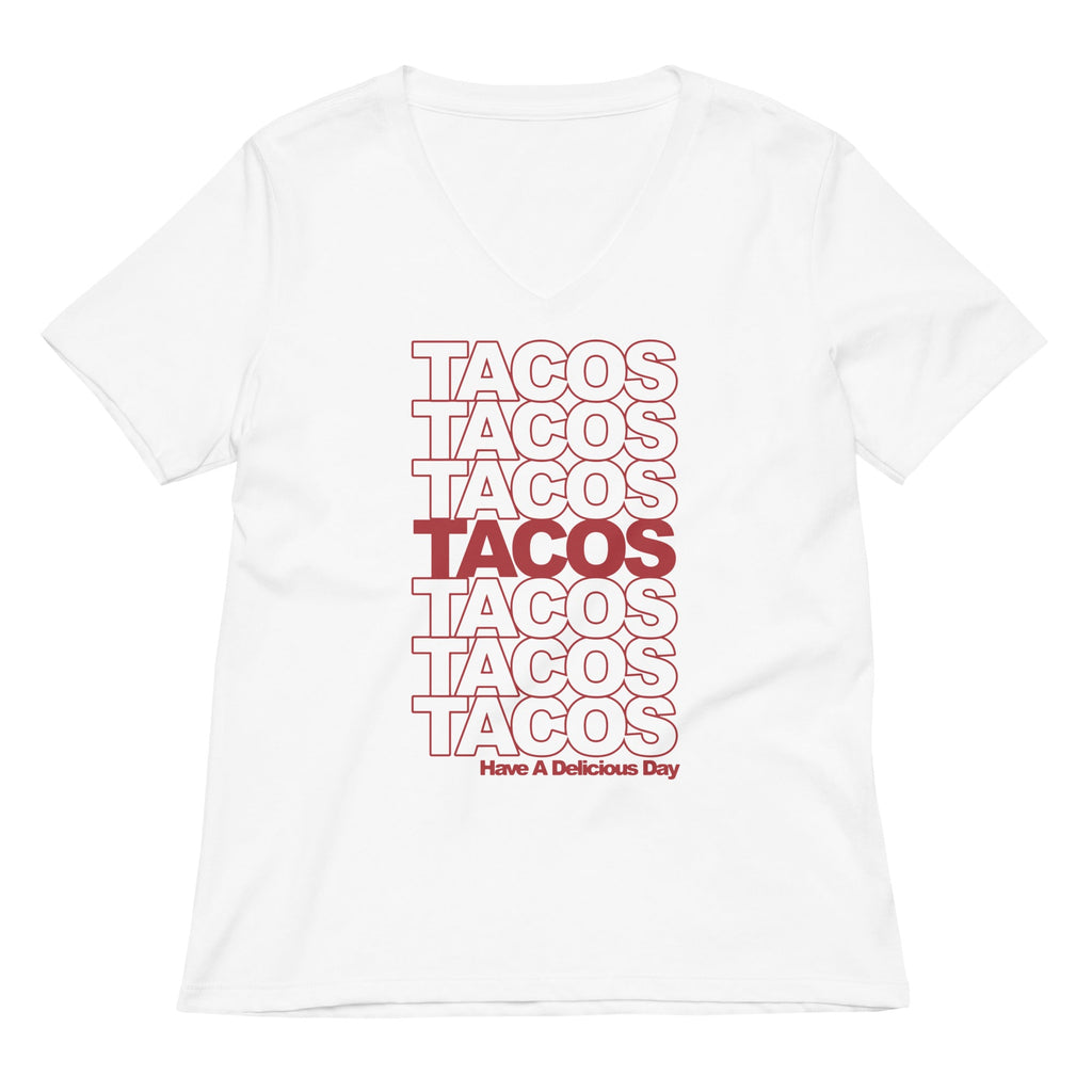 Tacos Women's V-Neck Tee product image 4