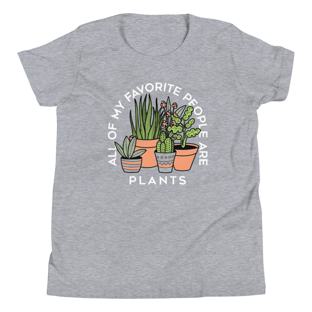 All Of My Favorite People Are Plants Kid's Youth Tee product image 1