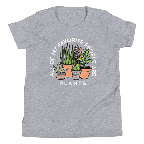 All Of My Favorite People Are Plants Kid's Youth Tee product image 1