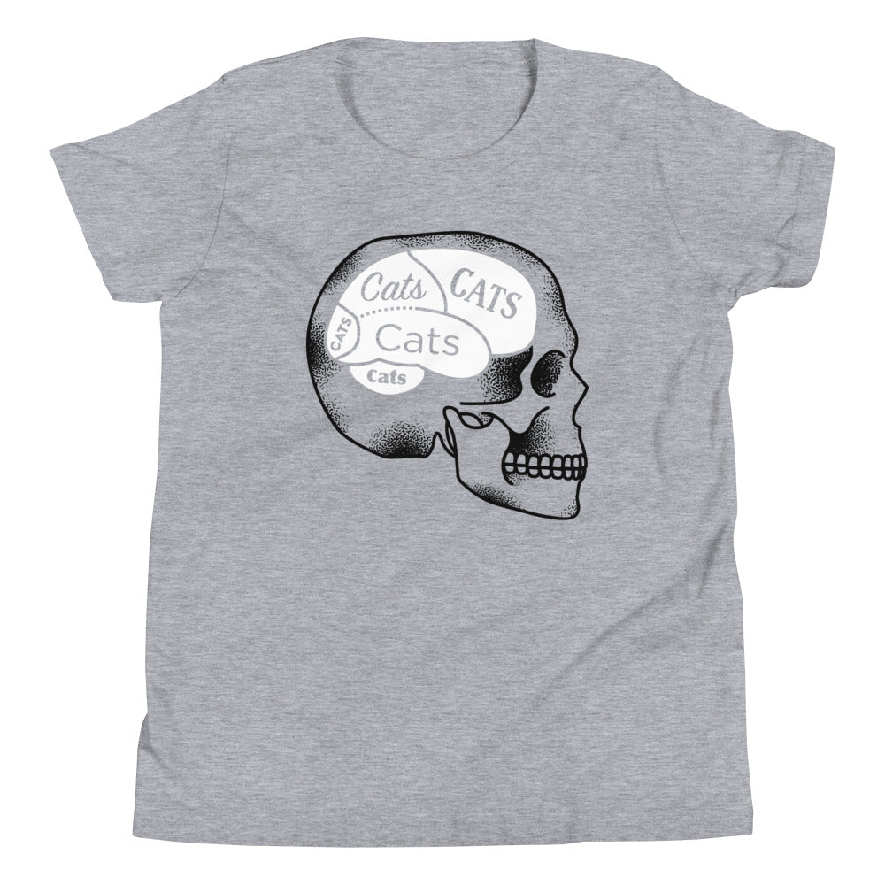 Cats On The Brain Kid's Youth Tee product image 1
