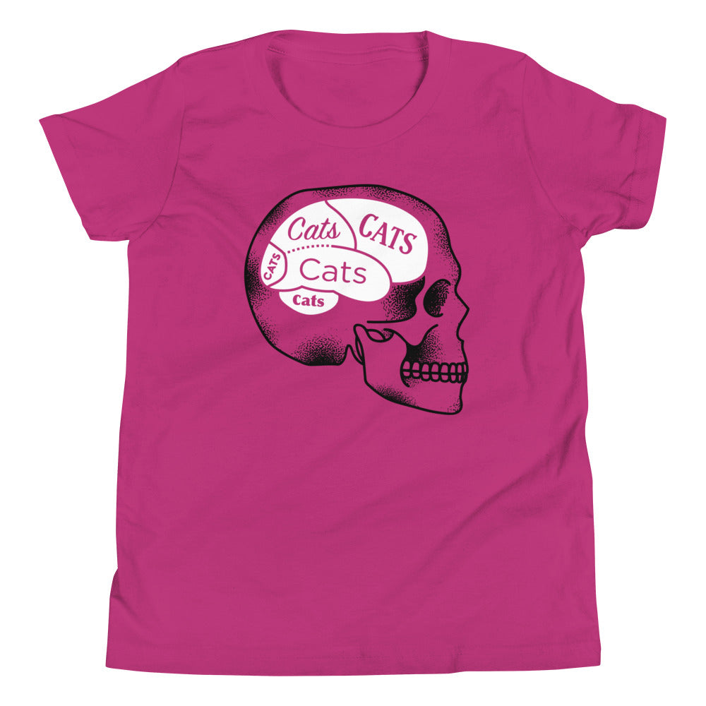 Cats On The Brain Kid's Youth Tee product image 2