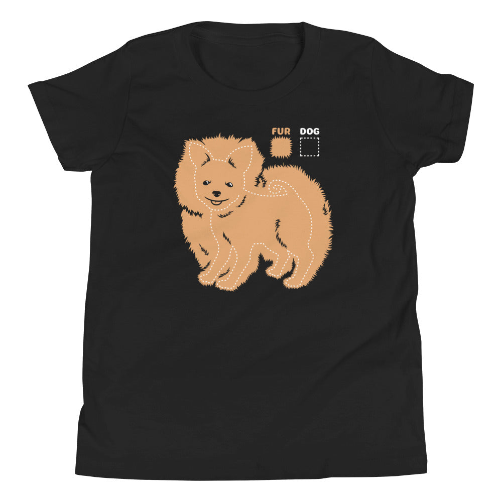 Dog vs Fur Pomeranian Kid's Youth Tee product image 2