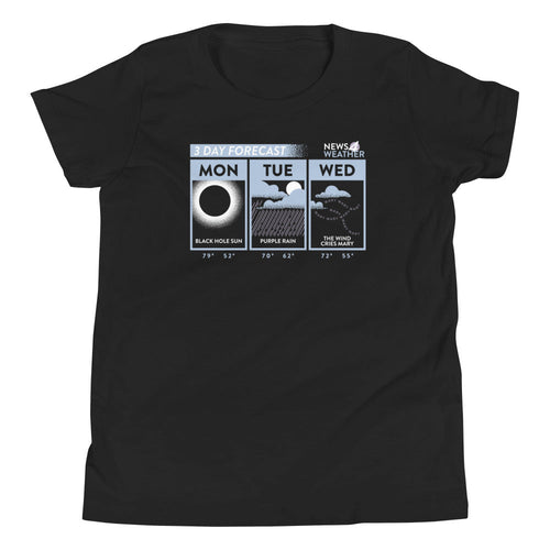 3 Day Forecast Kid's Youth Tee product image 1