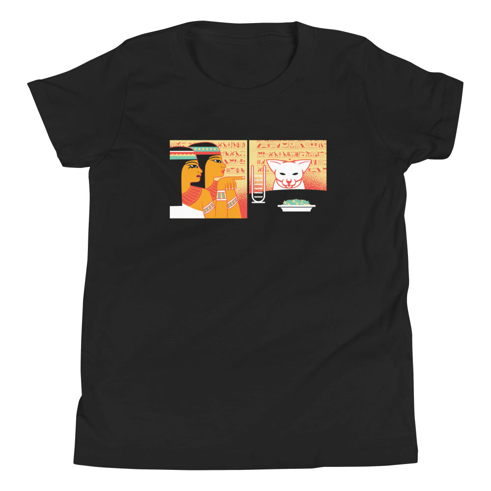 Egyptian Cat Kid's Youth Tee product image 1