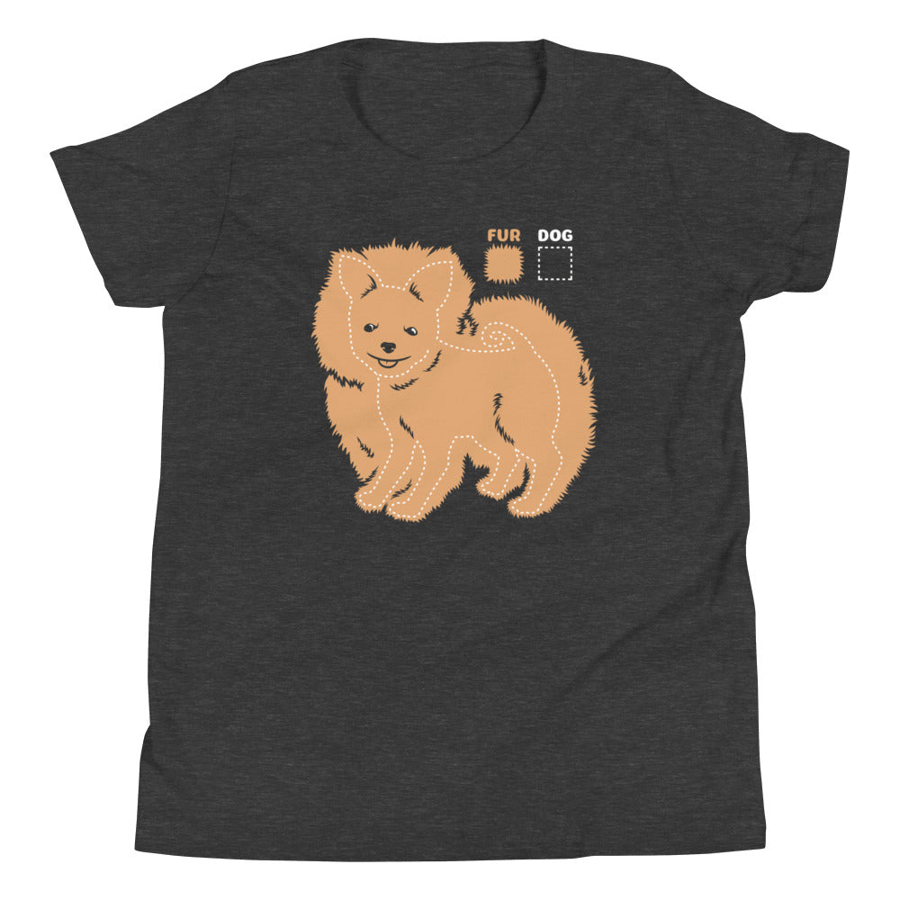 Dog vs Fur Pomeranian Kid's Youth Tee product image 1