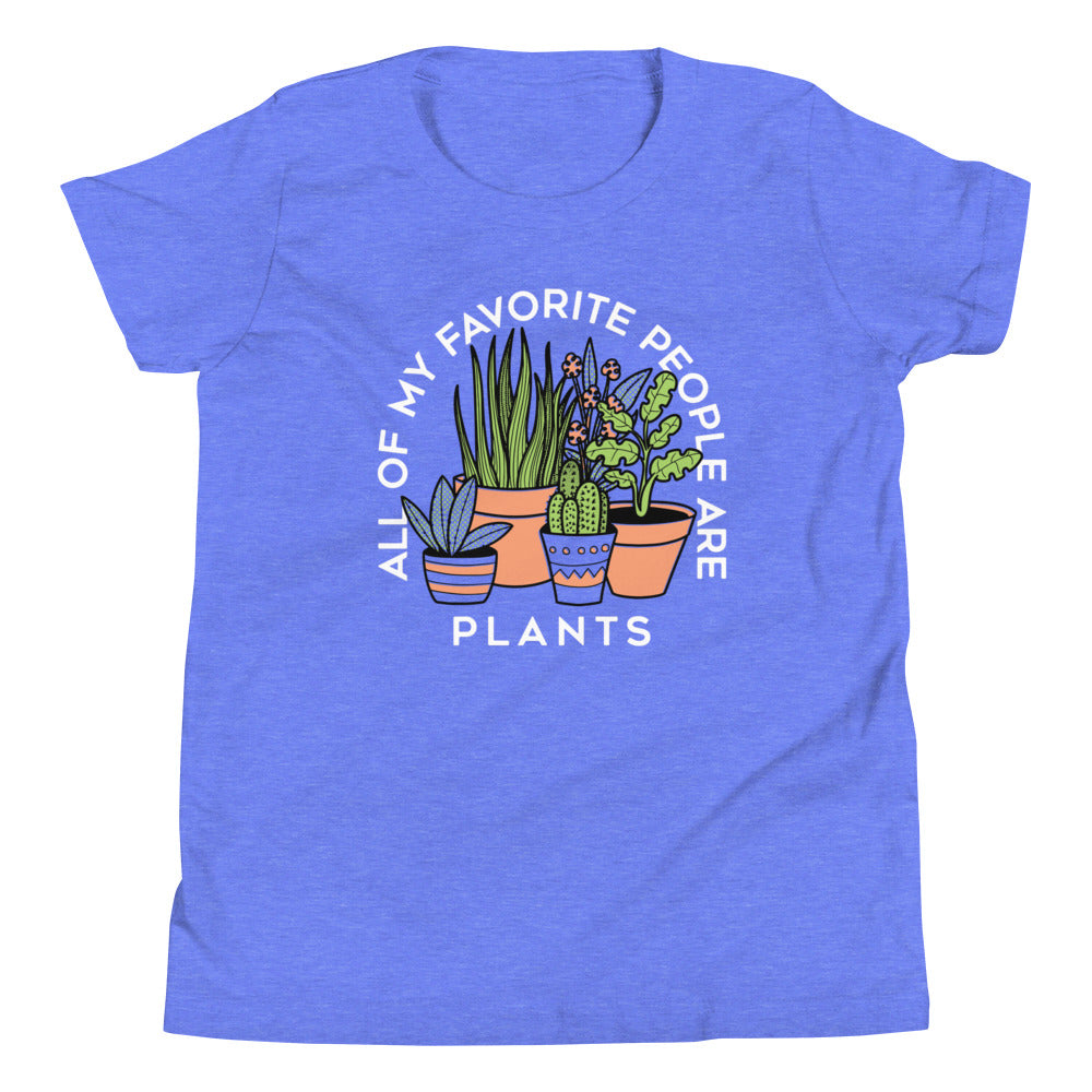 All Of My Favorite People Are Plants Kid's Youth Tee product image 4
