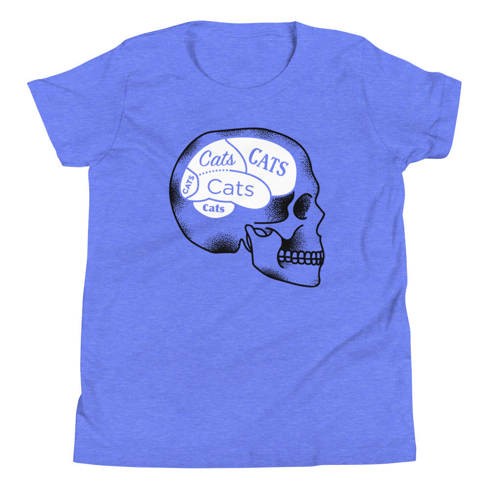 Cats On The Brain Kid's Youth Tee product image 4