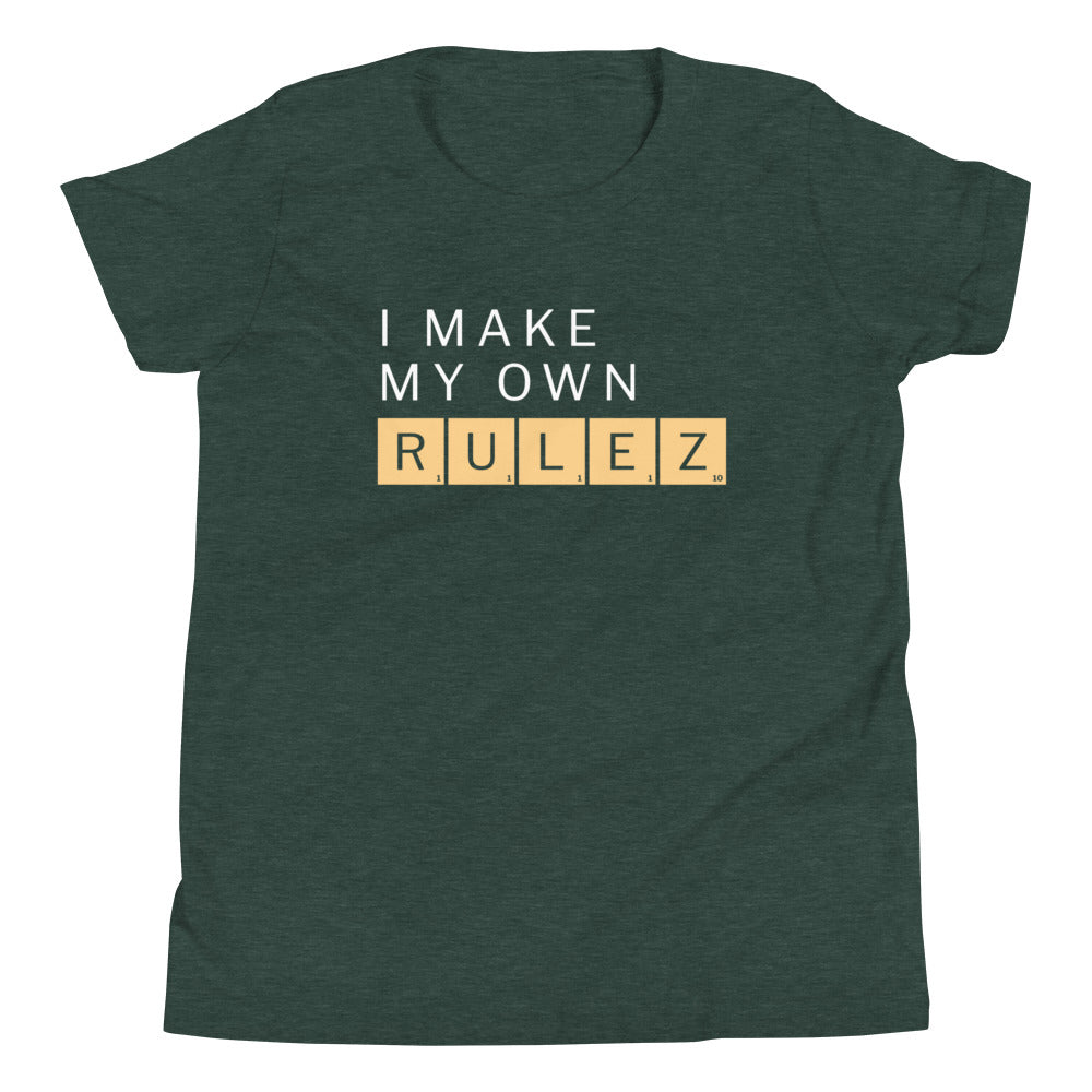 I Make My Own Rulez Kid's Youth Tee product image 4