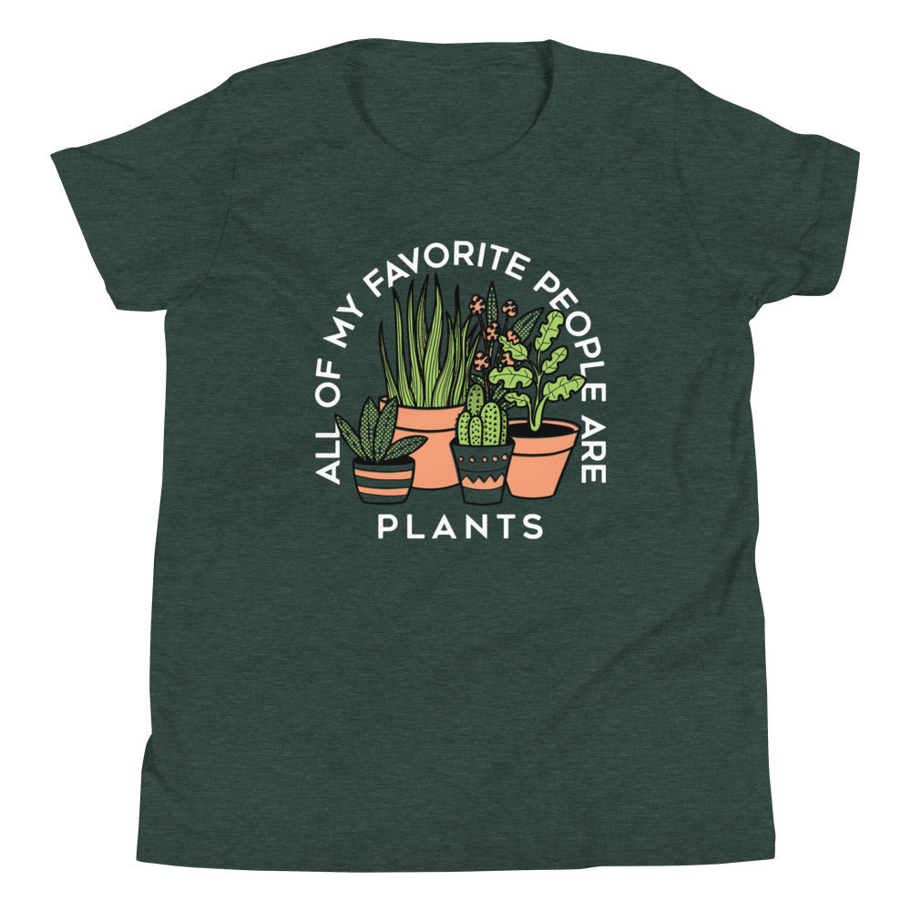 All Of My Favorite People Are Plants Kid's Youth Tee product image 2