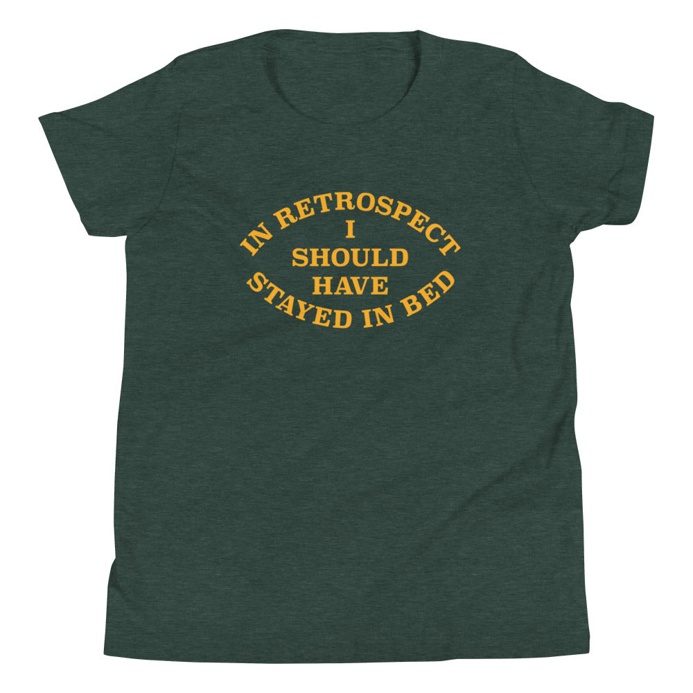 I Should Have Stayed In Bed Kid's Youth Tee product image 5