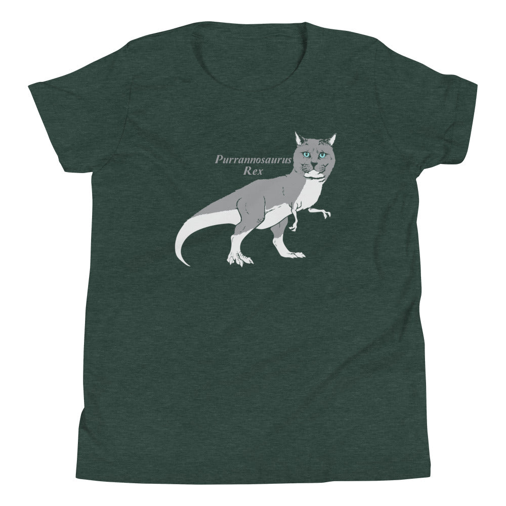 Purrannosaurus Rex Kid's Youth Tee product image 4