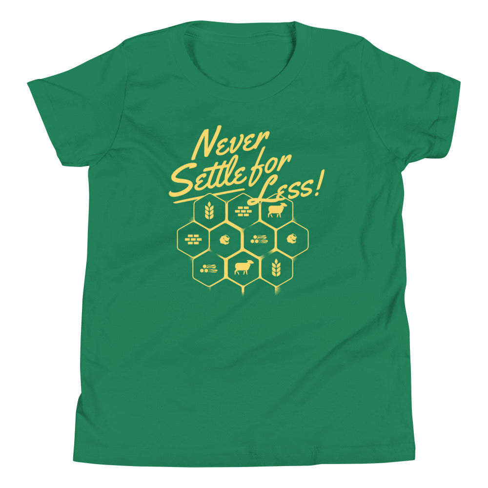Never Settle For Less Kid's Youth Tee product image 5