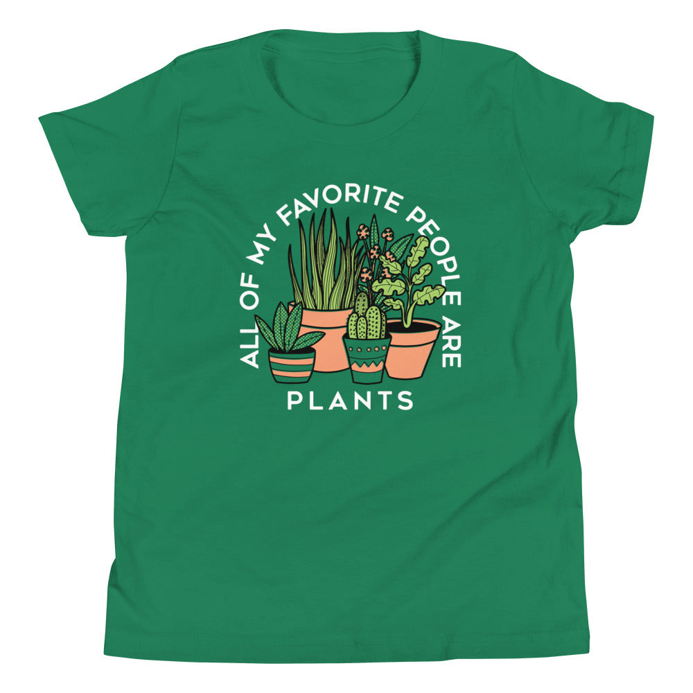 All Of My Favorite People Are Plants Kid's Youth Tee product image 3