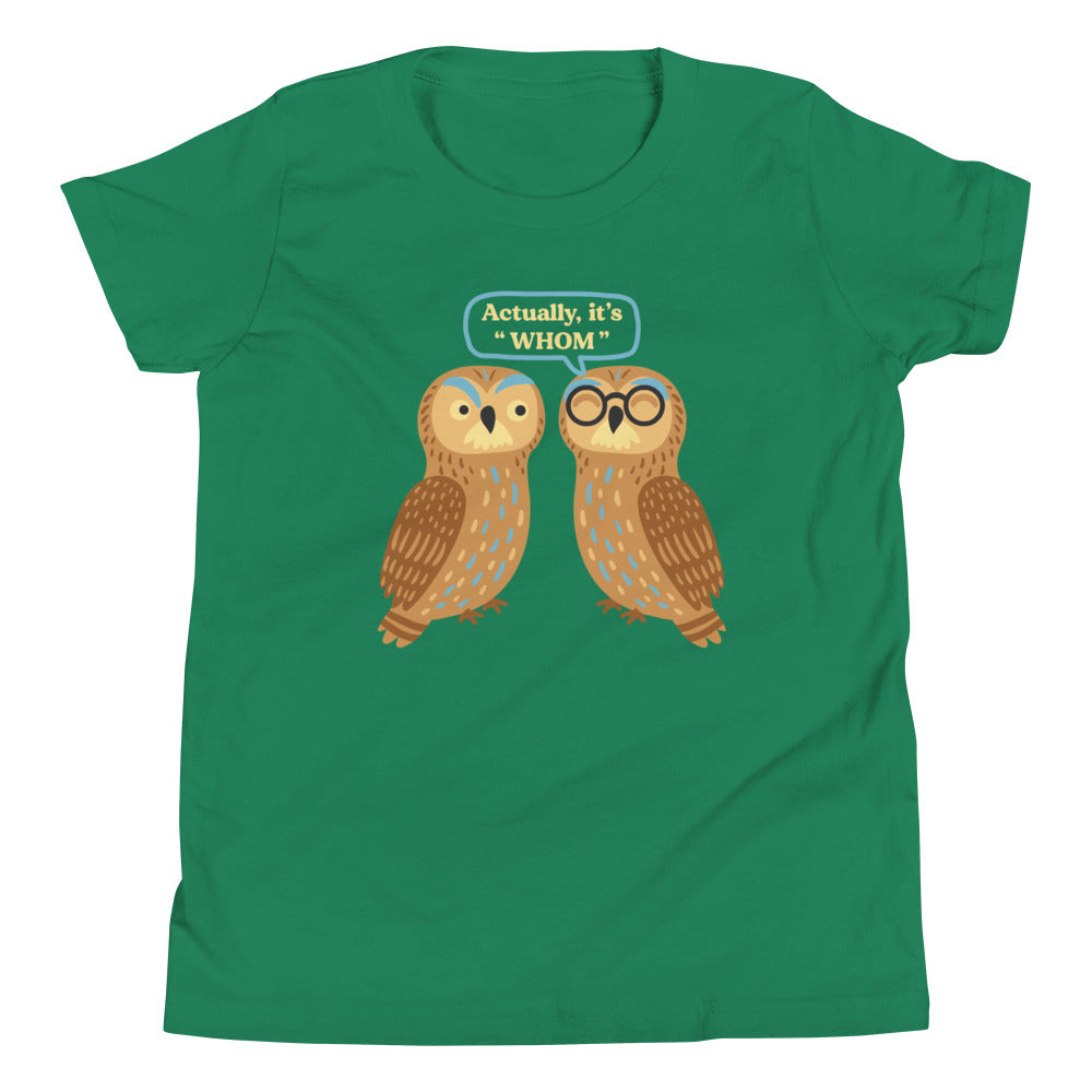 Actually, It's Whom Kid's Youth Tee product image 4