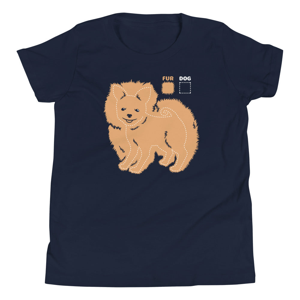 Dog vs Fur Pomeranian Kid's Youth Tee product image 3
