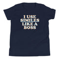 I Use Similes Like A Boss Kid's Youth Tee product image 1