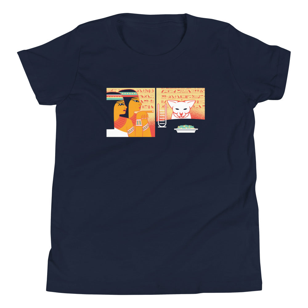 Egyptian Cat Kid's Youth Tee product image 2