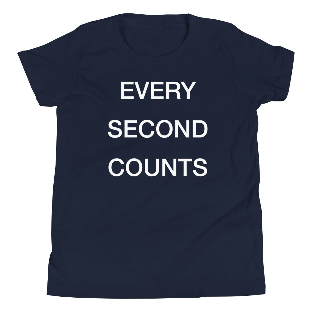 Every Second Counts Kid's Youth Tee product image 1