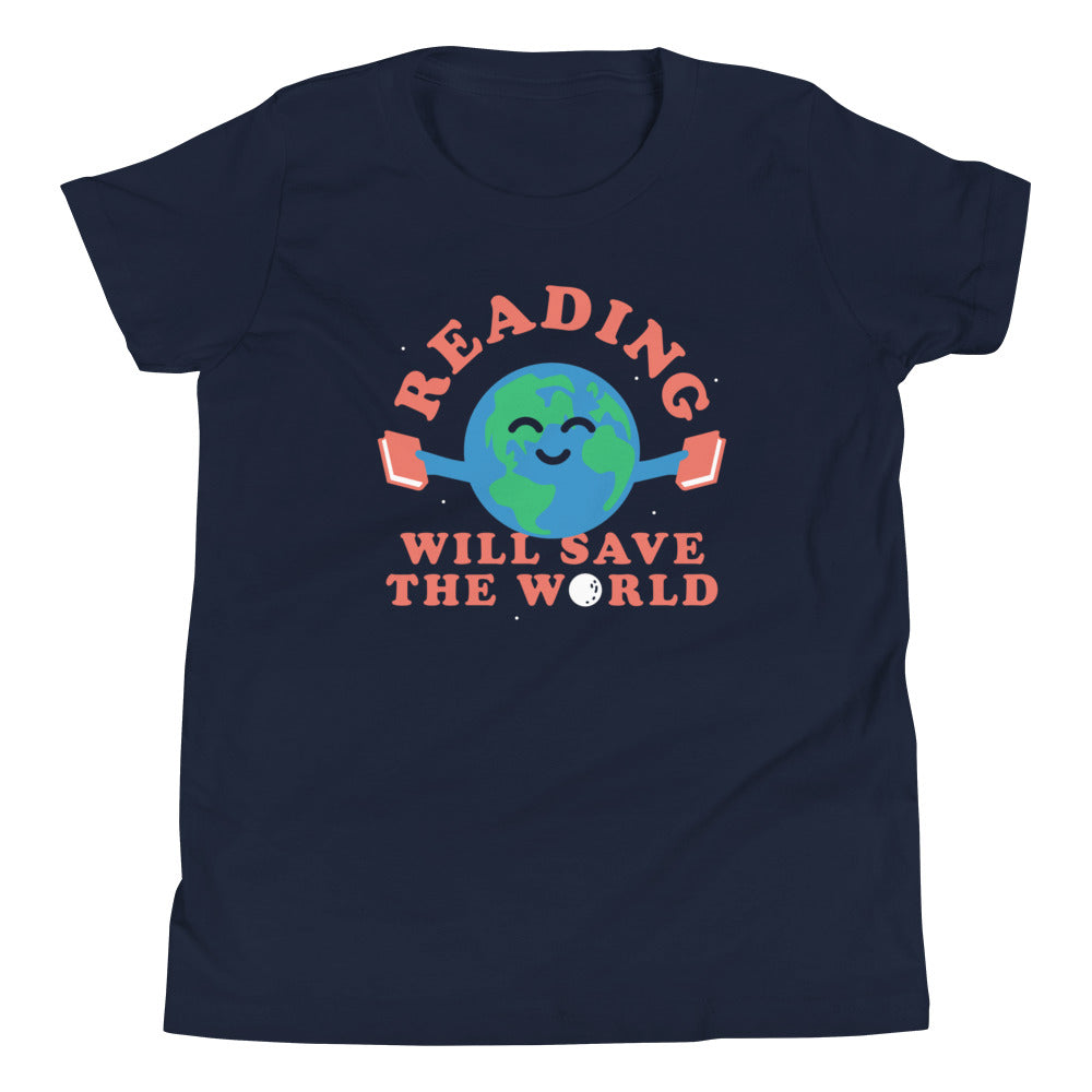 Reading Will Save The World Kid's Youth Tee product image 2