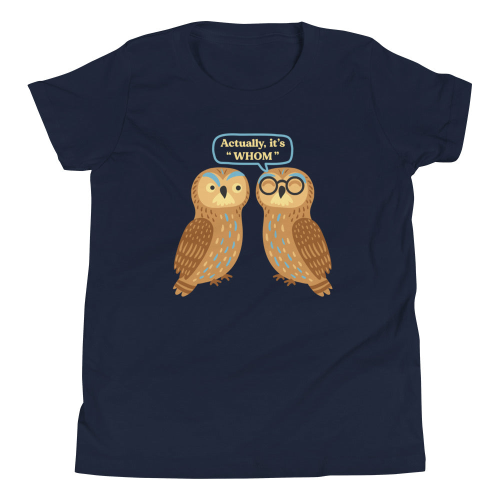 Actually, It's Whom Kid's Youth Tee product image 1