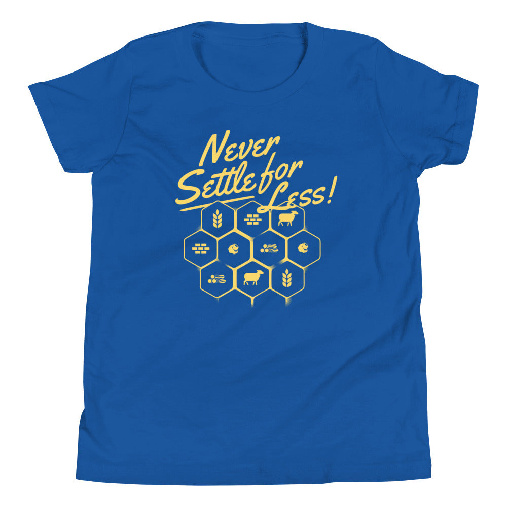 Never Settle For Less Kid's Youth Tee product image 4